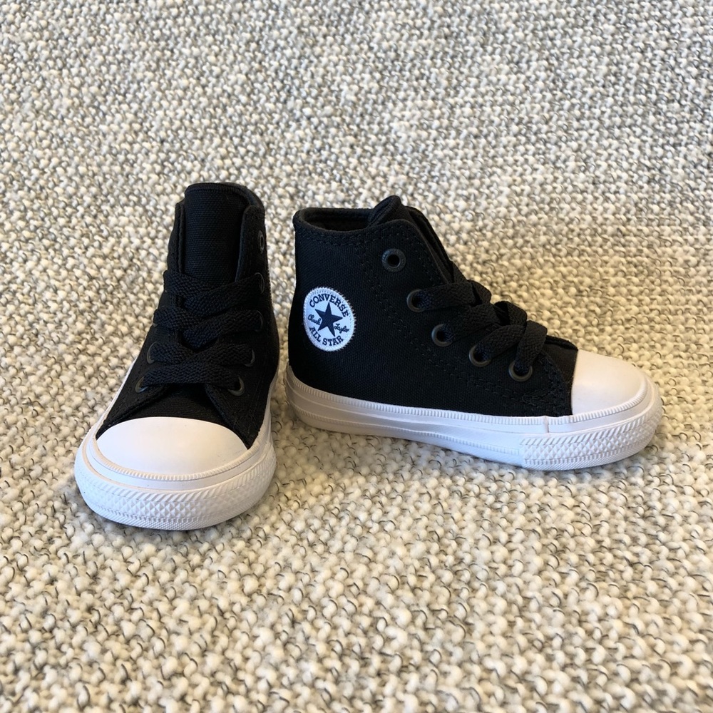 NWOT Black Converse Toddler Shoe